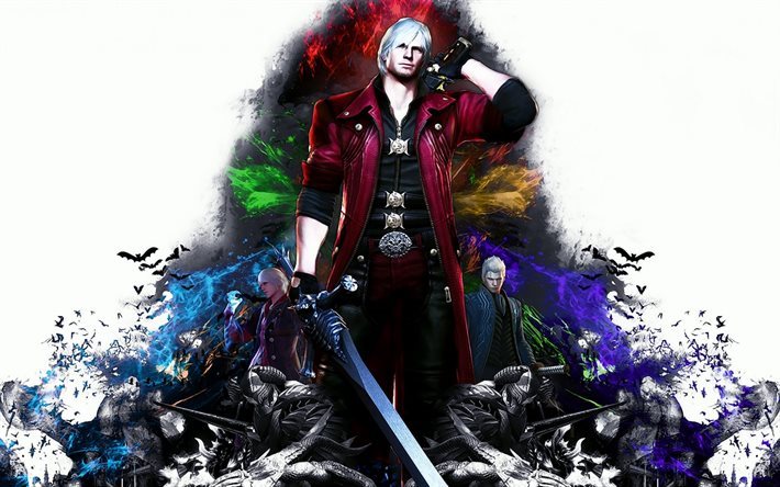 Devil may Cry 4, &#233;dition sp&#233;ciale, Dante, Nero, Virgile