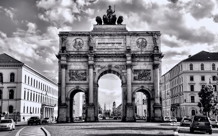 Berlin, arch, de l&#39;Allemagne, de la Rue