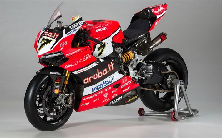 A Ducati Racing Panigale R, 2017, Ducati 1199, Aruba World Sbk, moto de corrida