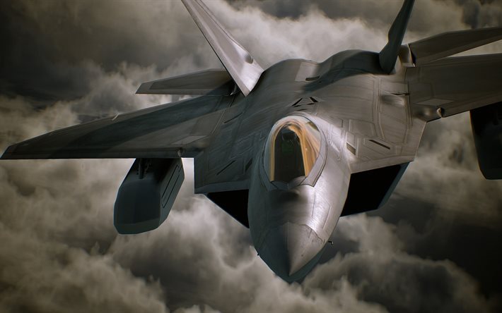 7 Ace Combat, 2017, F-22, u&#231;uş sim&#252;lat&#246;r&#252;, Boeing F-22 Raptor