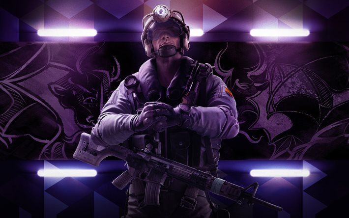 Tom Clancys Rainbow Six Siege, il Funzionamento di Velluto, 2017, nuovi giochi, poster, Sciacallo Operatore