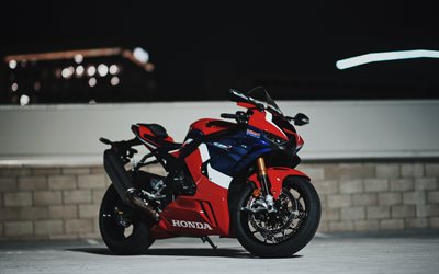 2022, Honda CBR1000RR, side view, exterior, red CBR1000RR, japanese sportbikes, Honda