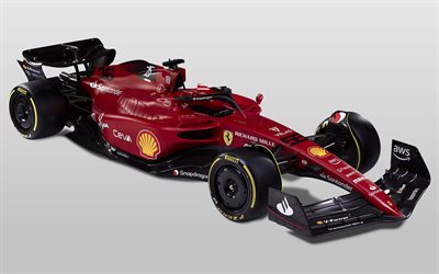 Ferrari F1-75, front view, exterior, Formula 1, racing car, F1-75, Scuderia Ferrari, F1, Ferrari