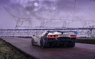 Lamborghini SC20, 2020, vista trasera, hipercoche, exterior, nuevo SC20, superdeportivos italianos, Lamborghini