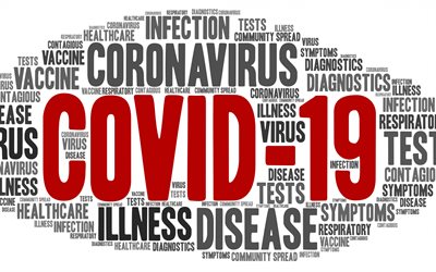 Covid-19, typography, word cloud, Covid-19 tags, Coronavirus, Covid-19 typography