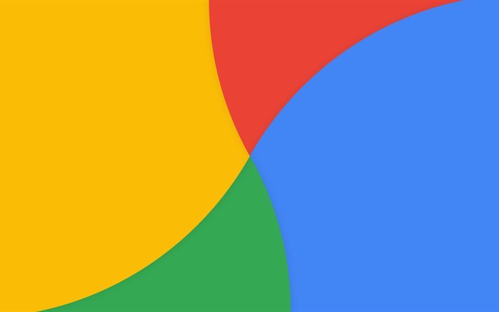 google, 抽象的背景, 4k, オリジナル素材