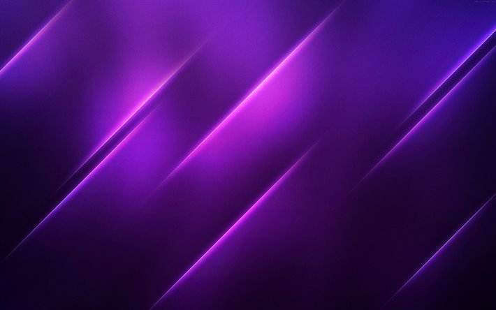 lines, stripes, neon lights, purple background