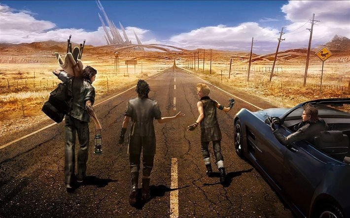 Final Fantasy XV, le gameplay, les personnages