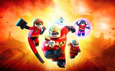 4k, The Incredibles 2, characters, 2018 move, poster, Incredibles 2