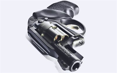 ruger lcr, gros plan, revolver compact, hdr, revolvers, sturm ruger and co