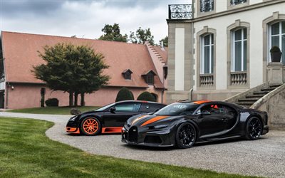 Bugatti Veyron, Super Sport World Record Edition, Bugatti Chiron, Super Sport 300 Prototype, hypercar, auto sportive di lusso, Bugatti