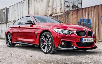 BMW 4-Series Coupe M Performance Red Edition, F32, tuning, sportcars, red m4, BMW