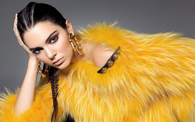 Kendall Jenner, American Fashion Model, Portrait, Photoshoot, Beautiful Women, Makeup