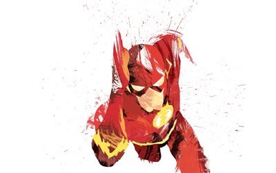 Flash, Superhero, movie hero, Art
