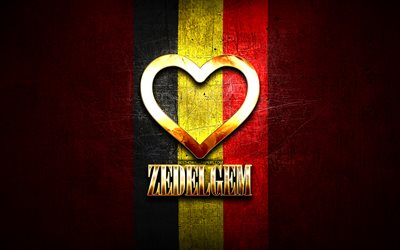I Love Zedelgem, belgian cities, golden inscription, Day of Zedelgem, Belgium, golden heart, Zedelgem with flag, Zedelgem, Cities of Belgium, favorite cities, Love Zedelgem