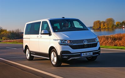 Volkswagen Multivan PanAmericana, 4k, minibus, 2021 cars, travel comcepts, 2021 Volkswagen Multivan, german cars, Volkswagen