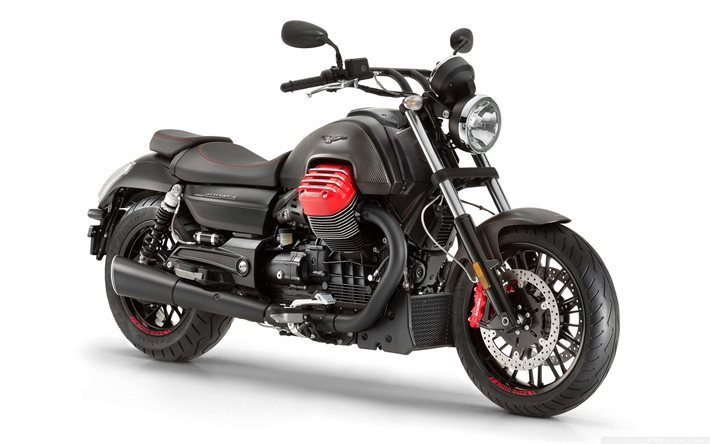 Moto Guzzi, Audacity Kol, 2016, muskel-cykel, Svarta motorcykel, italienska motorcyklar