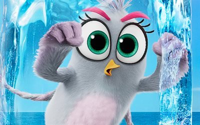 silber, 4k, der angry birds-film 2, 2019-film, 3d-animation, angry birds 2