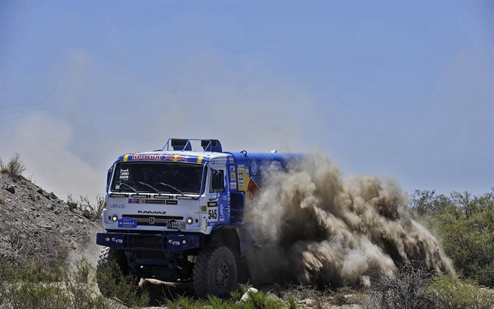 Dakar, Kamaz, le d&#233;sert, les KAMAZ camion de course