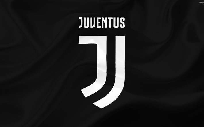 La Juventus nouveau logo, en 2017, en Italie, en 4k, Seria A, Turin, la Juventus nouvel embl&#232;me, le football, la Juventus