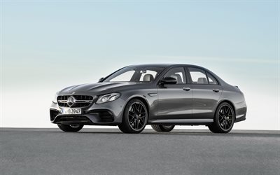 Mercedes-AMG E63, 4k, 2017 cars, sedans, new E63, tuning, Mercedes