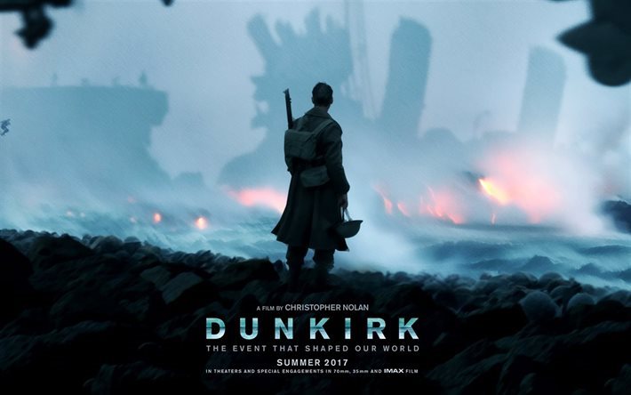 Dunkerque, 2017 movie, drame, Tom Hardy