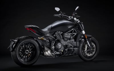 Ducati XDiavel S, exterior, vista lateral, cruzador, novo XDiavel preto, motocicletas italianas, Ducati