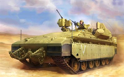 Namer, Israelin panssarivaunu, IDF, IFV, Israelin puolustusvoimat, Israelin taisteluajoneuvot