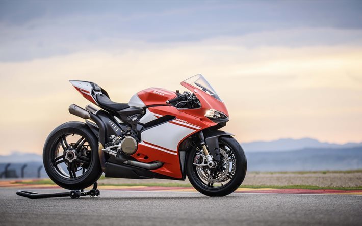 A Ducati 1299 Superleggera, 5k, raceway, 2017 motos, sbk