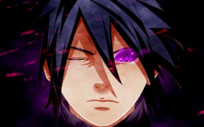 Sasuke Uchiha, purple eye, Uchiha clan, portrait, manga, Naruto, Uchiha Sasuke