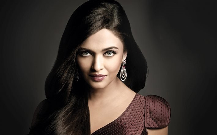 Bollywood, Aishwarya Rai, muotokuva, intialainen n&#228;yttelij&#228;, kaunis nainen
