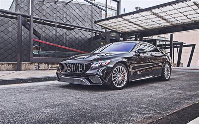Mercedes-Benz S65 AMG Coupe, 4k, luxury cars, 2020 cars, supercars, german cars, Mercedes
