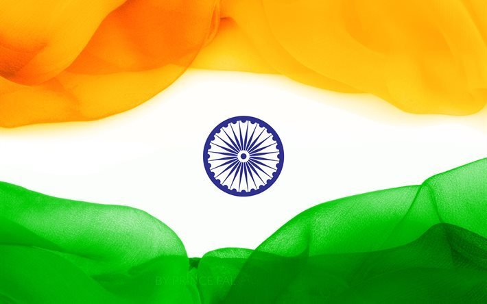 Bandiera indiana, l&#39;India, la Bandiera dell&#39;India