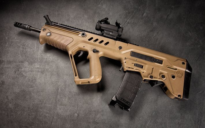 Tavor SAR-16, assault rifle, NATO, modern weapons