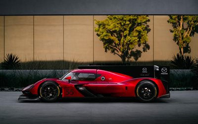 Mazda RT24-P, 4k, hypercars, 2017 cars, side view, supercars, 2017 Mazda RT24-P, japanese cars, Mazda