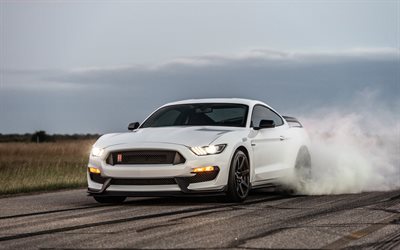 Hennessey Shelby GT350R HPE850 Supercharged, drift, carros 2020, supercarros, Ford Mustang 2020, carros americanos, Ford