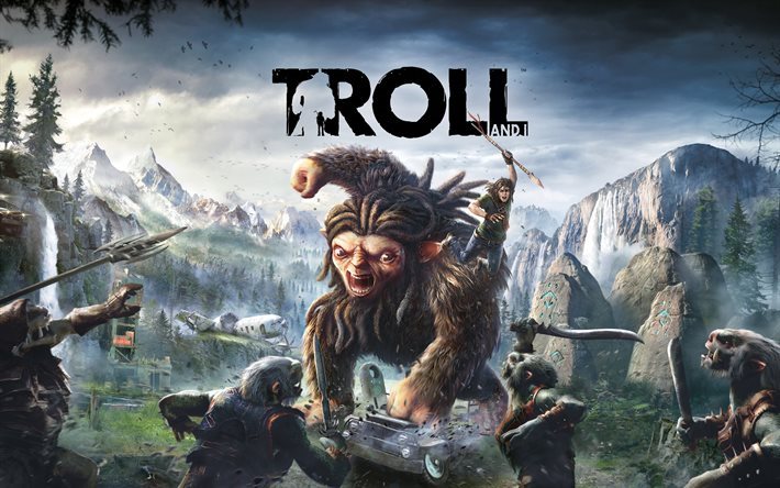 Trolls Y yo, aventura, 4k, juegos de 2017