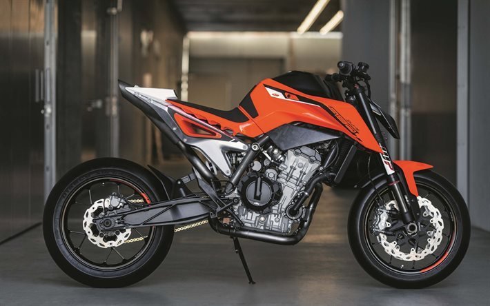 KTM 790 Duke, 2017, new KTM, sports motorcycles
