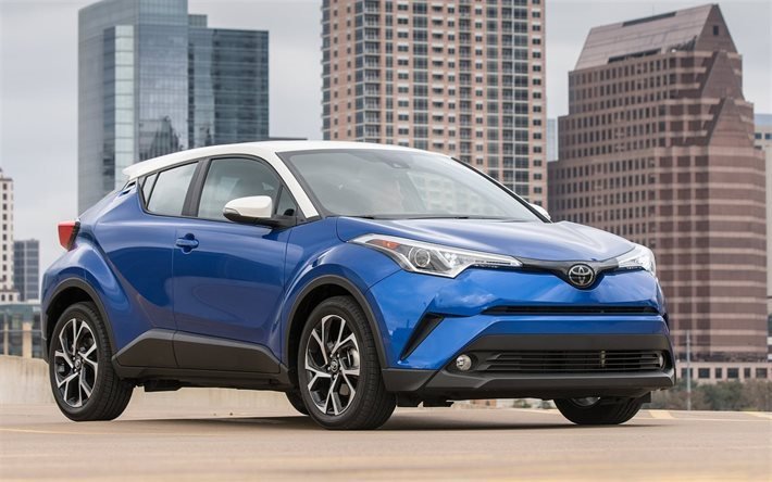 Toyota CH-R, 2018 auto, US-spec, crossover, Toyota