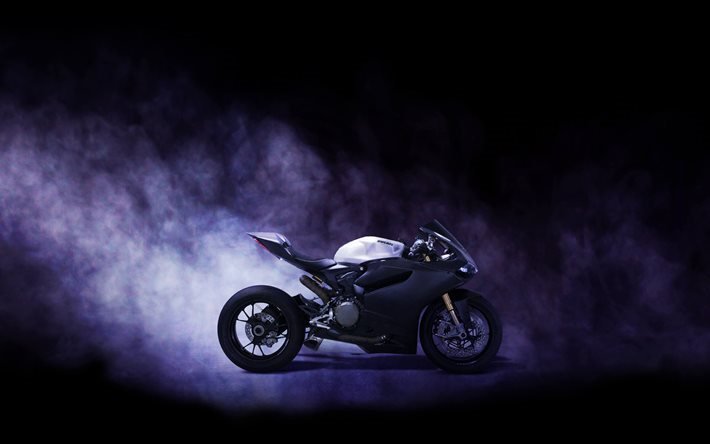 Ducati 959 Panigale, 2017, sport bike, presentation, smoke
