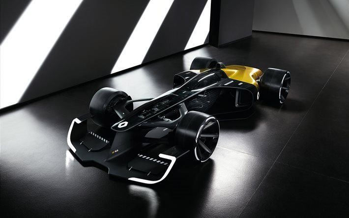 Renault RS 2027, Begreppet Vision, 2017, Sportbilar, racing bilar, framtida bil, Renault