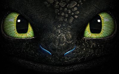 Toothless, l&#228;hikuva, pieni lohik&#228;&#228;rme, How to Train Your Dragon, 3D-animaatio