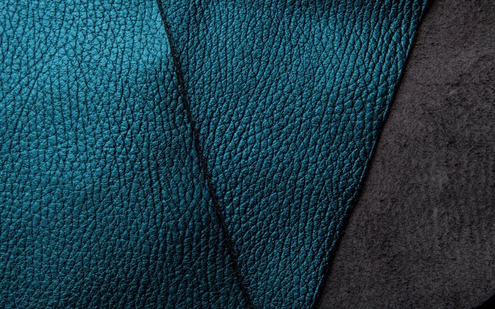 skin texture, blue leather, black leather