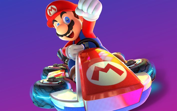 Mario Kart 8 Deluxe, characters, 2017 games, Nintendo Switch
