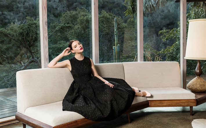 Anya Taylor-Alegr&#237;a, Hollywood, la belleza, la actriz estadounidense, vestido negro