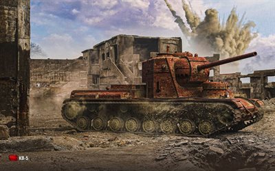 KV-5, WoT, battle, tanks, online games, World of Tanks, Soviet tanks