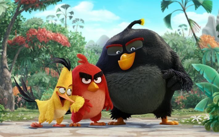2016, angry birds, de dibujos animados, comedia