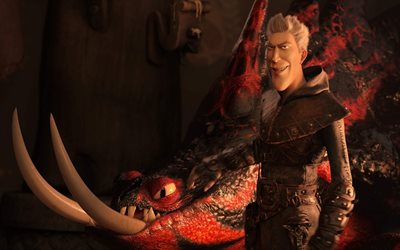 How to Train Your Dragon, The Hidden World, 2019, Snotlout Jorgenson, character, new cartoons, promo, poster