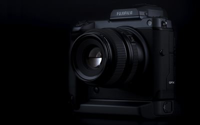 Fujifilm GFX 100, 4k, telecamere, close-up, mirrorless fotocamere digitali, Fujifilm