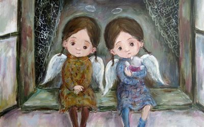 الجورجية الفنان, نينو chakvetadze, الملائكة